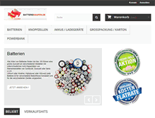 Tablet Screenshot of batteriekaufen.de